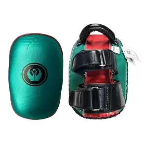 Wolon Martial Arts Adults Green Leather (1 piece) Metallic Focus Boxing MMA Training Shield [WS]
