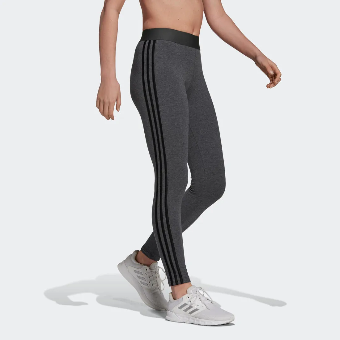 Women's Low-Impact Fitness Leggings - Grey