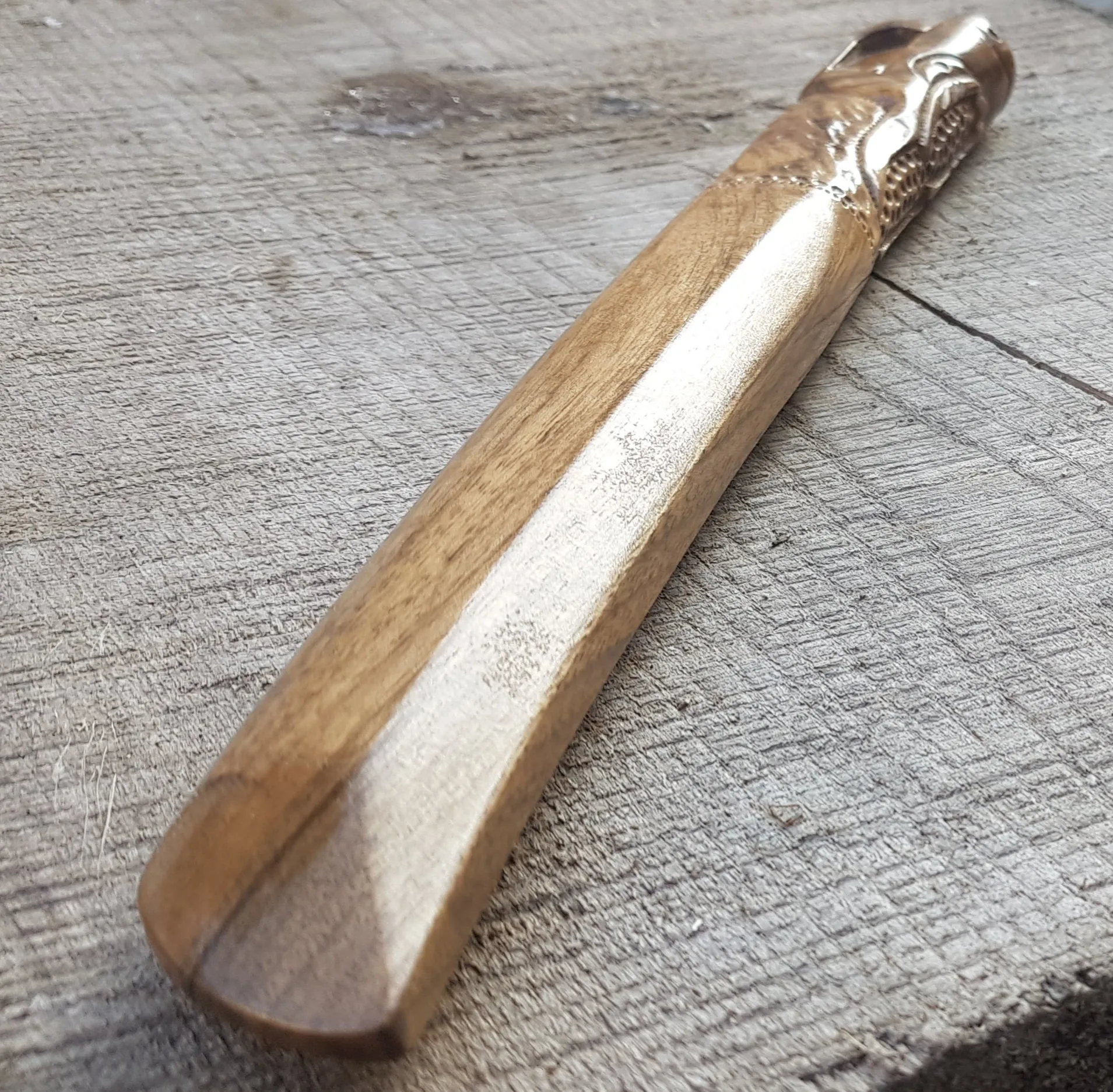 Wooden knife tanto Deluxe Dragon - Walnut