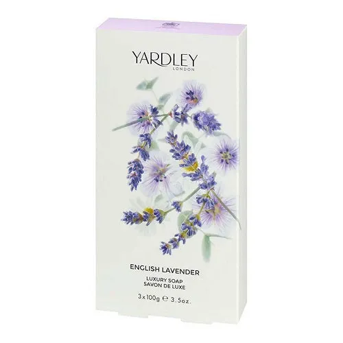 Yardley London English Lavender Luxury Soaps 3pk x 100g